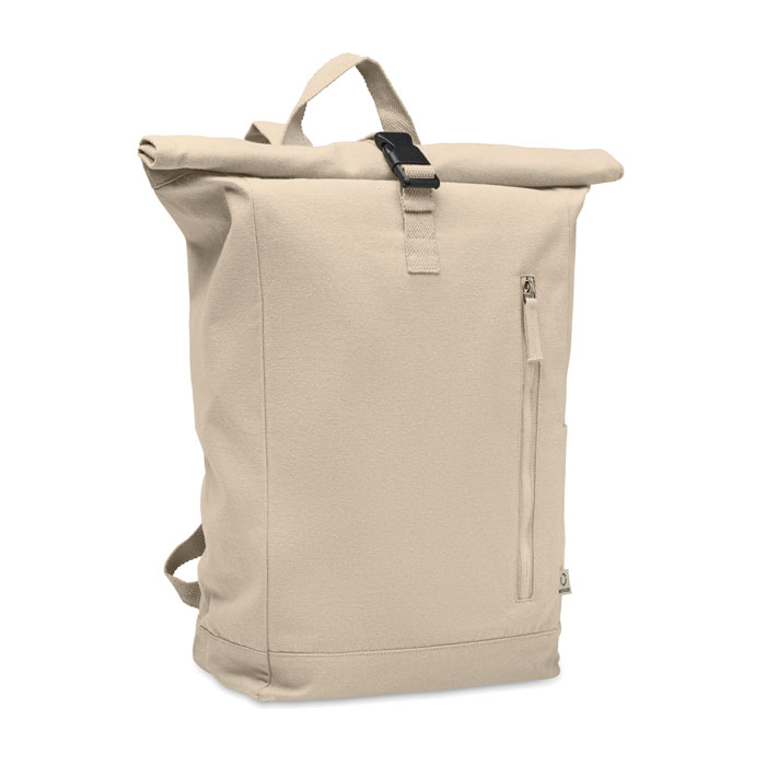 Plecak typu rolltop 390 gr/m² MO2552-13 - Bezowy