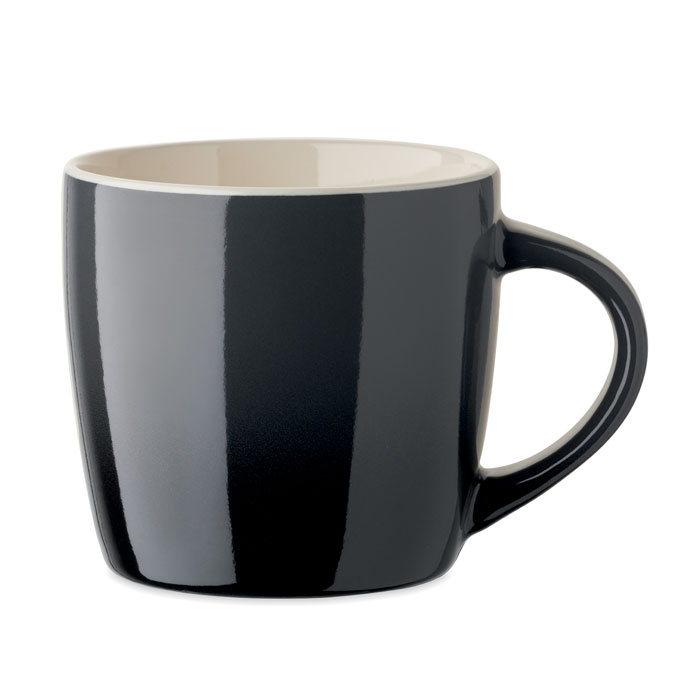 Kubek ceramiczny 300ml MO2564-15 - Kamienny Szary
