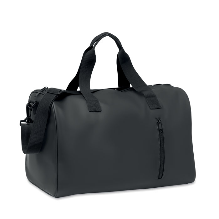 Torba podrozna z miekkiego PU MO2576-03 - Czarny