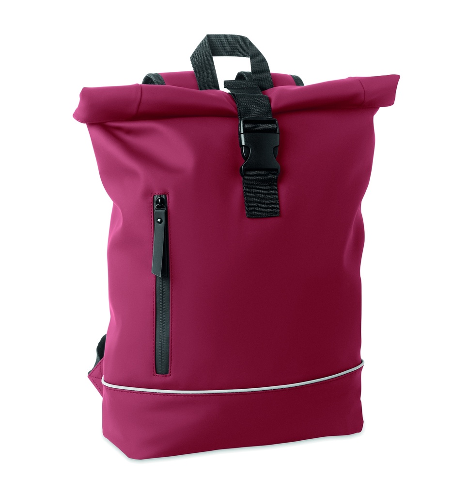 Plecak na laptopa 15" rolltop P MO2581-02 - Burgund