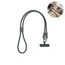 Smycz do telefonu z kablem 60W MO2585-03 - Czarny