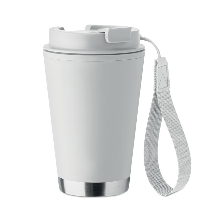 Kubek z podwojna scianka 300 ml MO2596-06 - Bialy