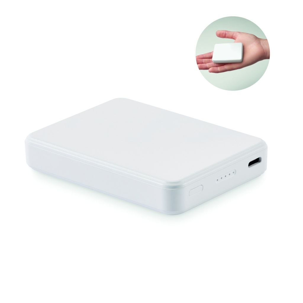 Power bank 5000 mAh MO2602-06 - Bialy