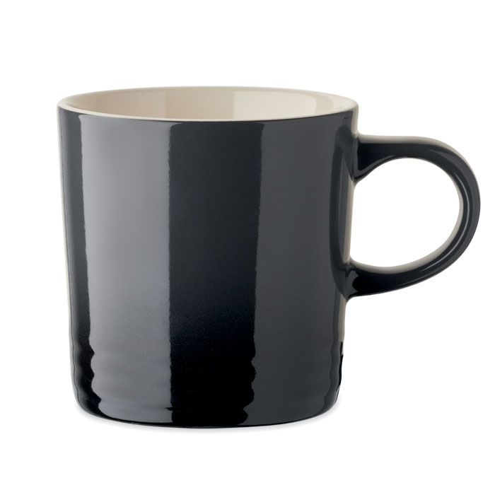 Kubek ceramiczny 290ml MO2598-15 - Kamienny Szary