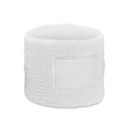 Opaska na nadgarstek z bawelny MO2608-06 - Bialy