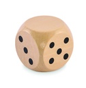 Kostki do gry srednica 5cm MO2614-40 - Drewna