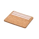 Korkowe etui na karty z RFID MO2625-13 - Bezowy