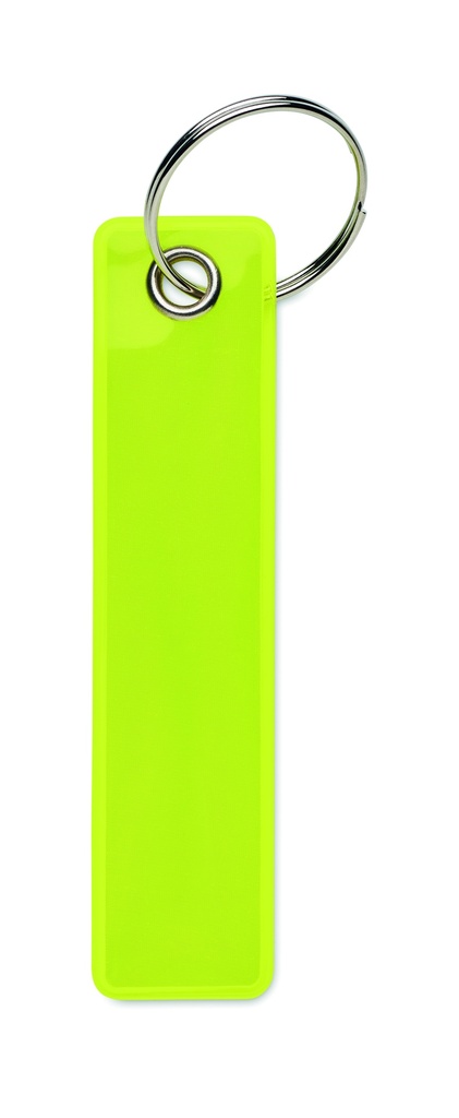 Odblaskowy brelok PVC MO2626-70 - Fluorescencyjny Zolty