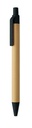 Dlugopis bambusowy MO2635-03 - Czarny
