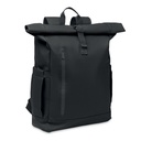 Plecak na laptopa Rolltop 600D MO2643-03 - Czarny
