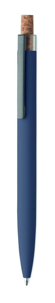 Aluminiowy długopis z rec. - Niebieski