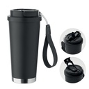 Kubek dwuscienny 500 ml MO2662-03 - Czarny