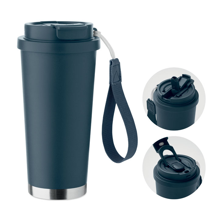 Kubek dwuscienny 500 ml MO2662-85 - Francuski Granat