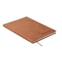 Notatnik A5 z dymionego PU MO2663-01 - Brazowy