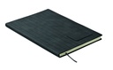 Notatnik A5 z dymionego PU MO2663-03 - Czarny
