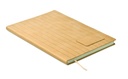 Notatnik A5 z dymionego PU MO2663-13 - Bezowy