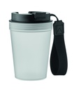 Kubek jednoscienny 300 ml MO2670-26 - Przezroczysty Bialy