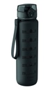 Sportowa butelka RPET 1L - Czarny