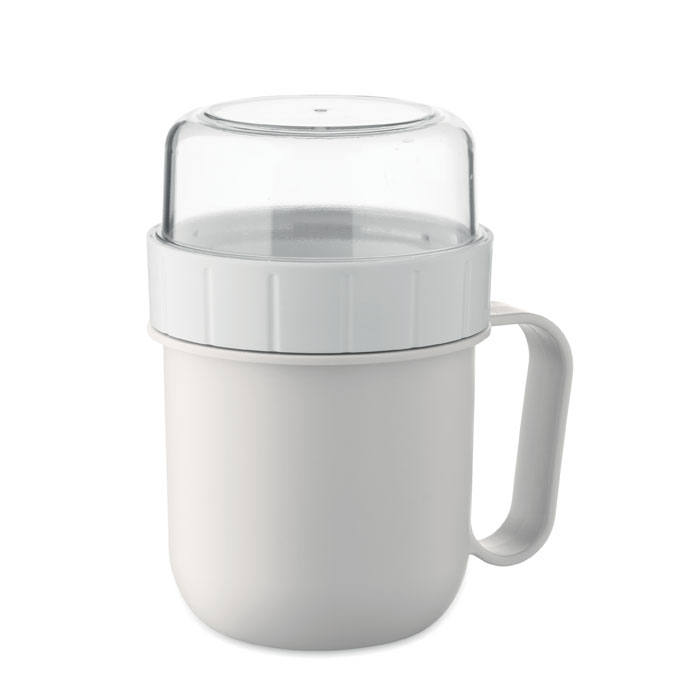 Kubek podrozny PP 450 ml MO2679-06 - Bialy