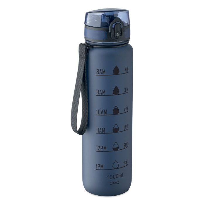 Sportowa butelka RPET 1L MO2672-85 - Francuski Granat