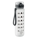 Sportowa butelka RPET 1L MO2672-26 - Przezroczysty Bialy