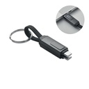 Brelok z kablem 60W MO2682-03 - Czarny