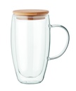 Szklany podwojnych  450 ml MO2673-22 - Przezroczysty