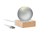 Szklana kula LED MO2689-40 - Drewna