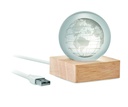 Szklana kula LED MO2690-40 - Drewna