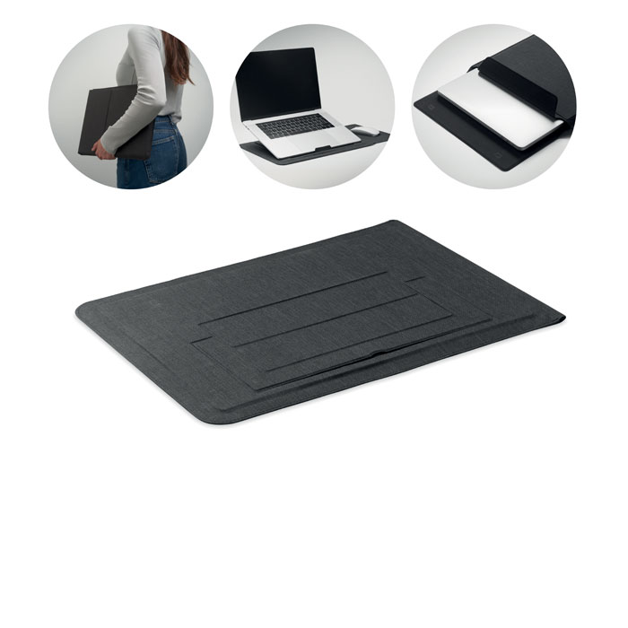16-ca pokrowiec na laptop filc MO2696-03 - Czarny
