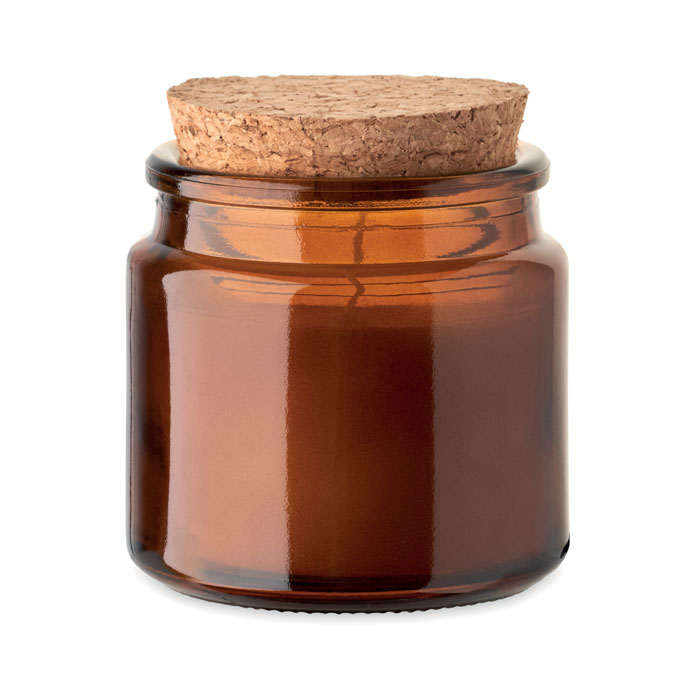 Świeca z wosku roślinnego 70gr - Brazowy