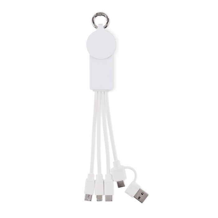 Kabel do ladowania 2 w 1 typ C MO2722-06 - Bialy
