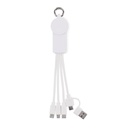 Kabel do ladowania 2 w 1 typ C MO2722-06 - Bialy