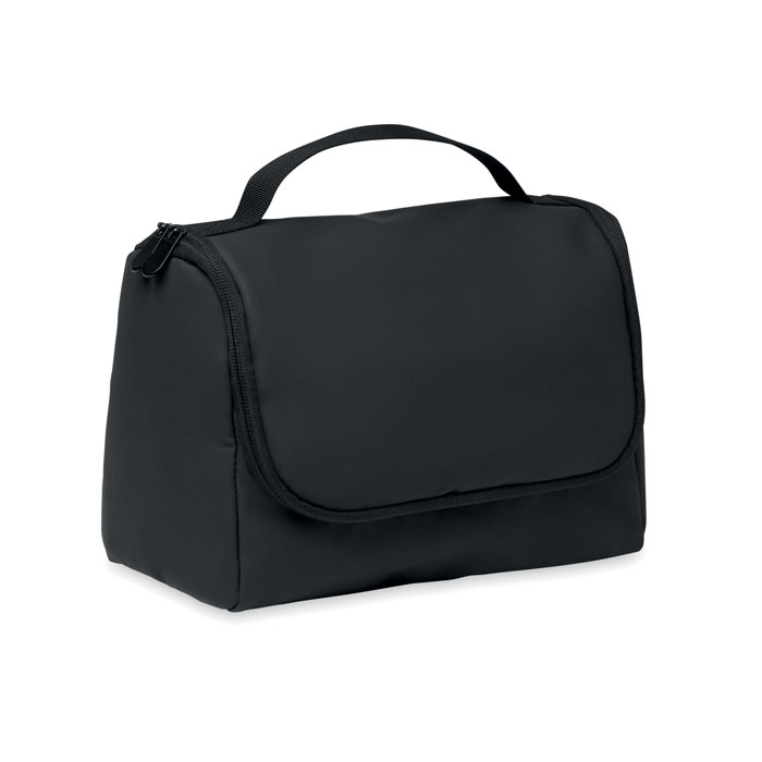 Kosmetyczka wiszaca z PU MO2740-03 - Czarny