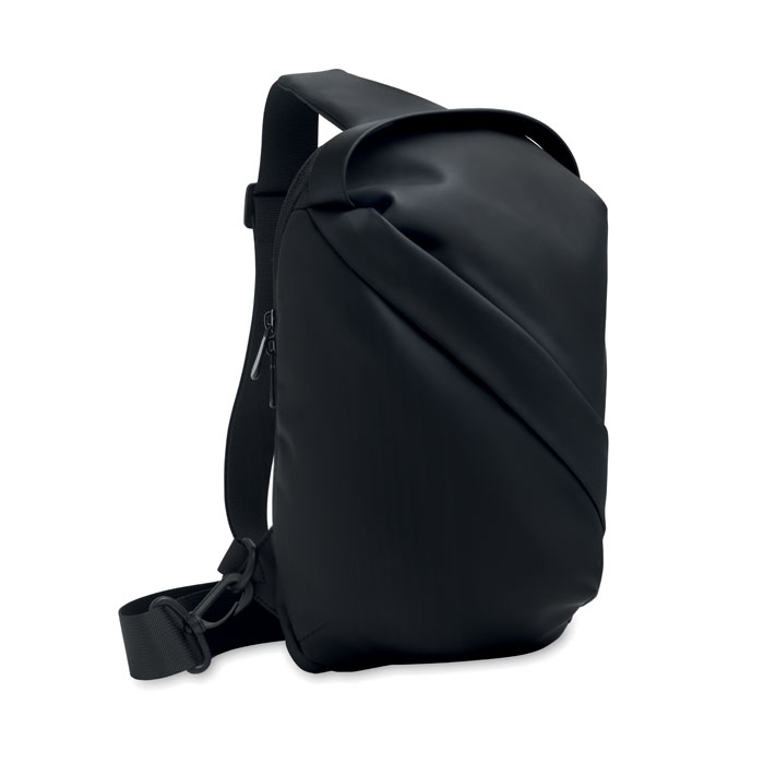 Torba na ramie z miekkiego PU MO2741-03 - Czarny