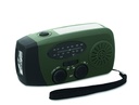 Przenosne radio z latarka LED MO2746-60 - Ciemnozielony