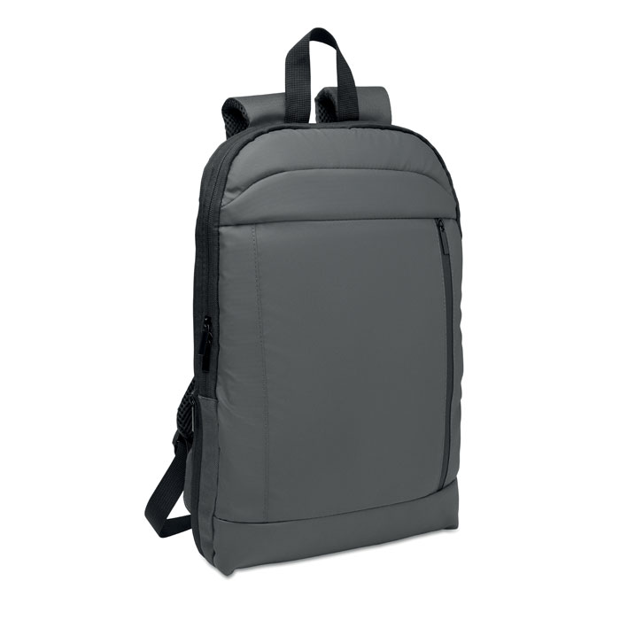 Plecak RPET 600D poszerzany MO2753-15 - Kamienny Szary