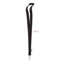 Smycz RPET 20 mm MO6100-03 - Czarny