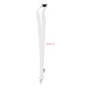 Smycz RPET 20 mm MO6100-06 - Bialy