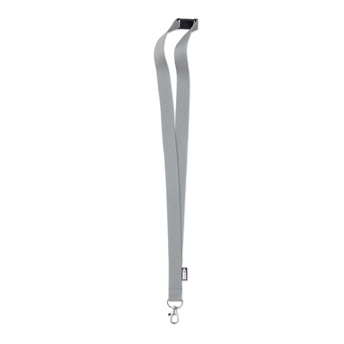 Smycz RPET 20 mm MO6100-07 - Szary
