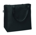 Duza torba na zakupy 600D RPET MO6134-03 - Czarny