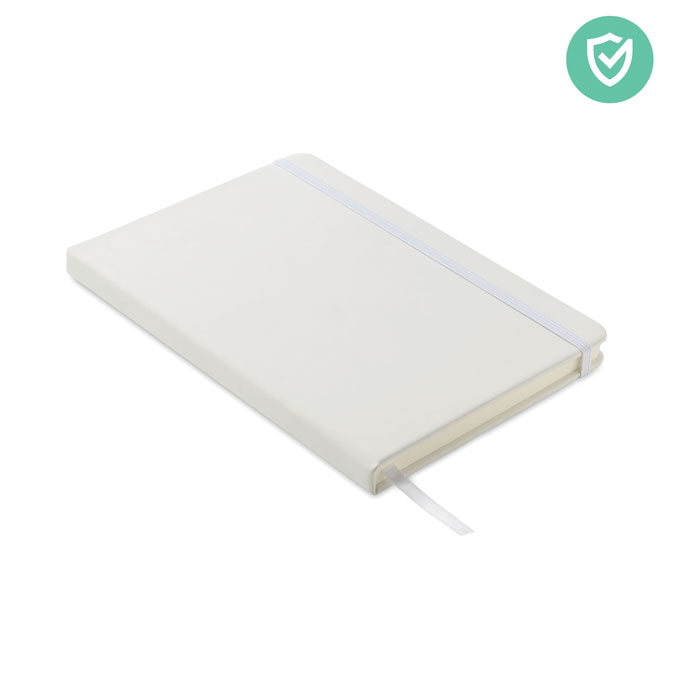 Antybakt. notes A5 w linie MO6141-06 - Bialy