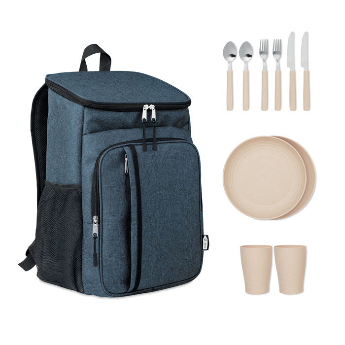 Torba termoizol., 600D RPET MO6167-04 - Niebieski