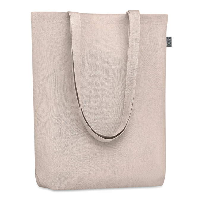 Torba na zakupy z konopi MO6162-13 - Bezowy