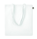 Torba na zakupy z bawełny org. - Bialy