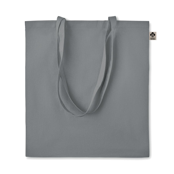 Torba na zakupy z bawelny org. MO6189-07 - Szary