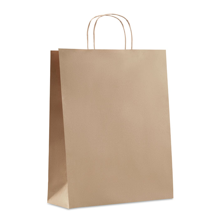 Duza papierowa torba MO6174-13 - Bezowy
