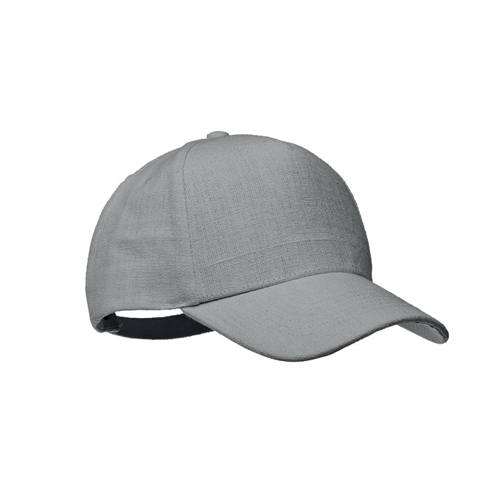 5-PANEL CZAPKA Z KONOPI 370G MO6176-07 - Szary