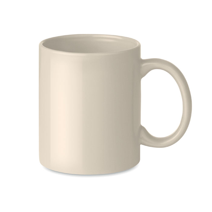 Kolorowy kubek ceramiczny MO6208-13 - Bezowy