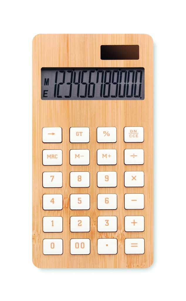 12-cyfrowy kalkulator, bambus MO6216-40 - Drewna